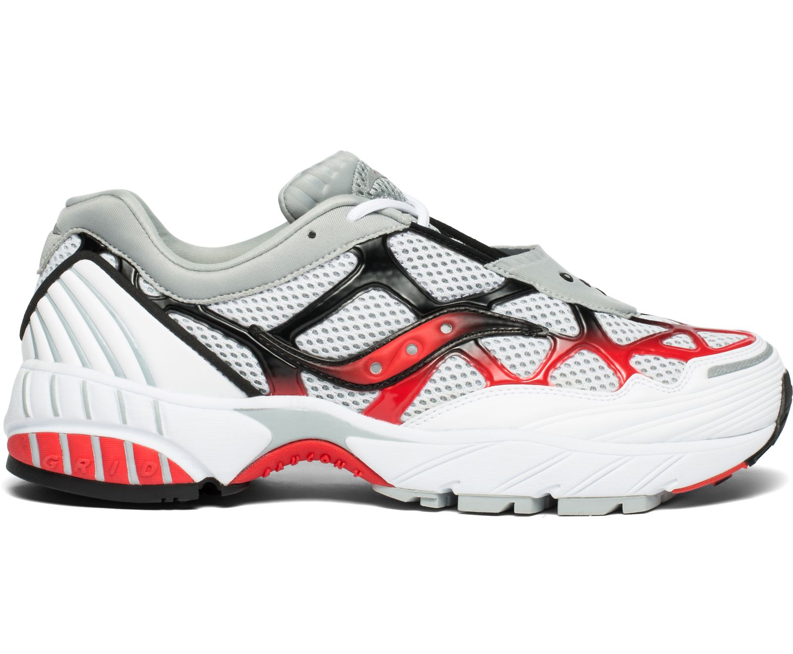 Originals Saucony Grid Web Hombre Blancos Grises Rojos | México 373OKIR